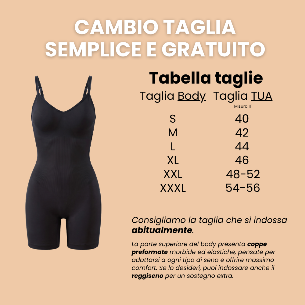 Body Modellante a Pantaloncino